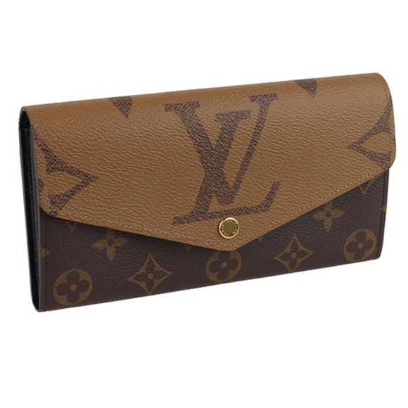 Louis Vuitton Bifold Monogram Hardware Gold Long Wallet Handbag - Picture 1 of 2